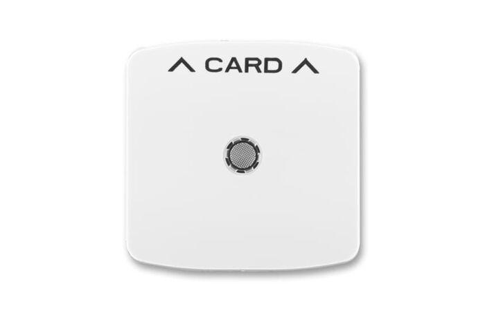 ABB Kryt TANGO 3559A-A00700 B spínače kartového s čirým průzorem, s potiskem, bílá
