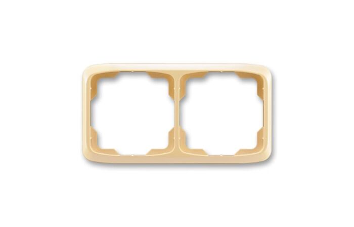 ABB TANGO Rámeček 3901A-B20 D dvojnásobný, vodorovný, béžová