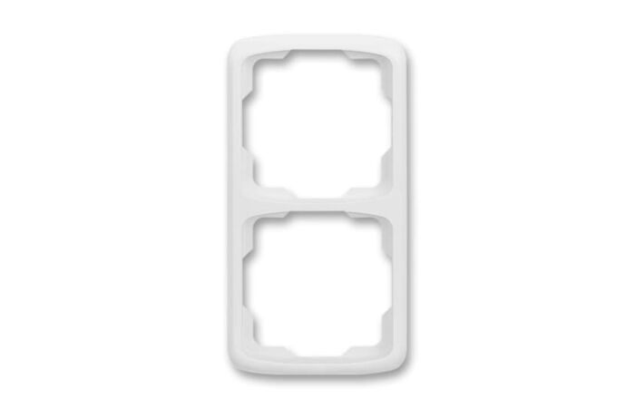 ABB TANGO Rámeček 3901A-B21 B dvojnásobný, svislý, bílá