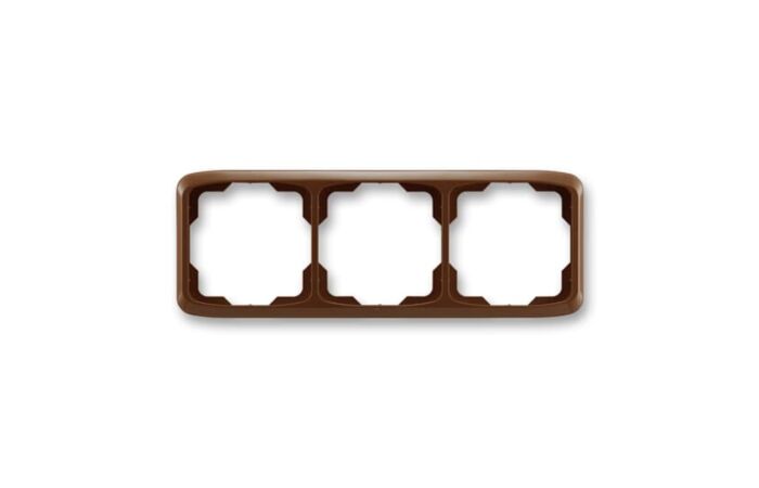 ABB TANGO Rámeček 3901A-B30 H trojnásobný, vodorovný, hnědá