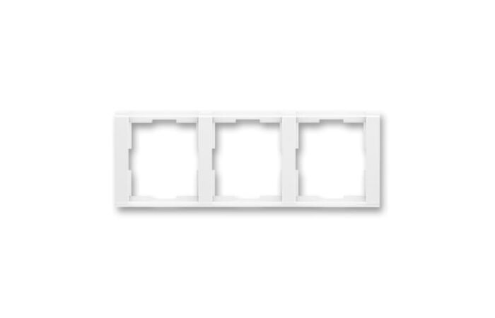 ABB TIME Rámeček 3901F-A00130 03 trojnásobný, vodorovný, bílá/bílá