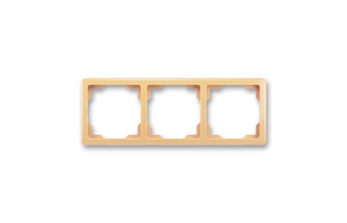 ABB SWING Rámeček 3901G-A00030 D1 trojnásobný, pro vodorovnou i svislou montáž, béžová