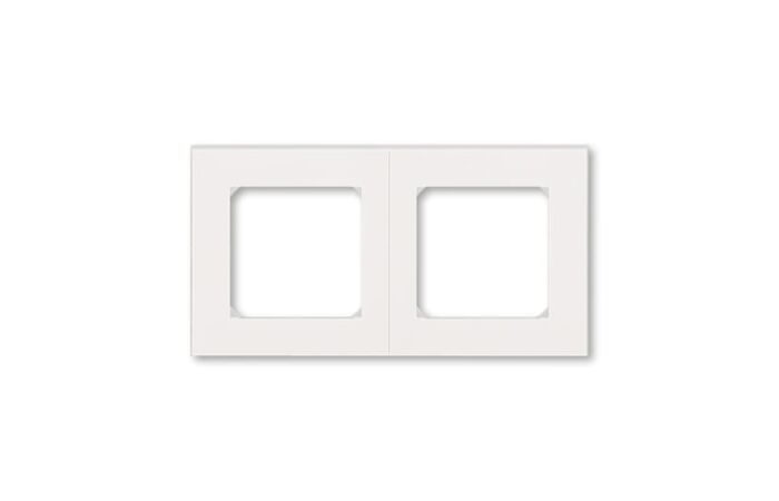 ABB LEVIT Rámeček 3901H-A05020 68 dvojnásobný, pro vodorovnou i svislou montáž, perleťová/ledová bílá