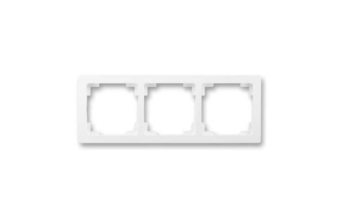 ABB SWING L Rámeček 3901J-A00030 B1 trojnásobný, pro vodorovnou i svislou montáž, jasně bílá