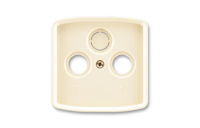 ABB Kryt TANGO 5011A-A00300 C zásuvky anténní s vylamovacím otvorem, slonová kost