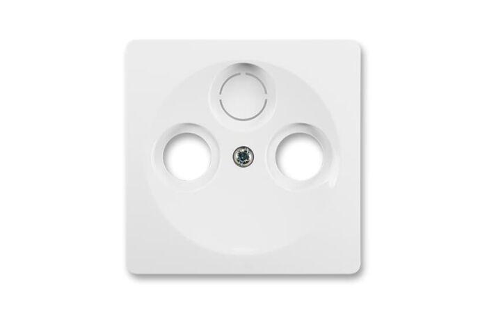 ABB Kryt SWING 5011G-A00300 B1zásuvky anténní s vylamovacím otvorem, bílá