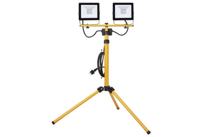 EMOS Svítidlo LED HOBBY SLIM 2x30W 2×2400lm 4000K reflektor+stojan trojnožka IP65