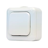 SCAME Vypínač AQUALINE č.6 bílá IP44