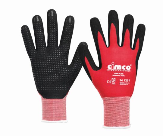 CIMCO Ochranné pracovní rukavice GRIP FLEX, velikost 9 (1 pár)