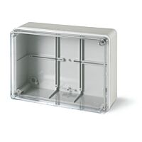 SCAME Krabice SCABOX 190x140x70mm průhledný kryt