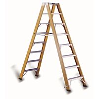 CIMCO Oboustranný žebřík 2 x 10, výška 2,5 m