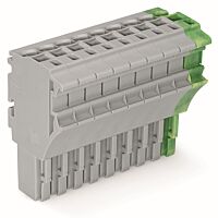 WAGO Svorka 2022-109/000-036 1vodičová pružinová Push-in CAGE CLAMP®, 4 mm², šedá/zelenožlutá