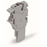 WAGO Modul 2022-161 1vodičový počáteční s pružinovou svorkovnicí Push-in CAGE CLAMP® 4 mm², šedá