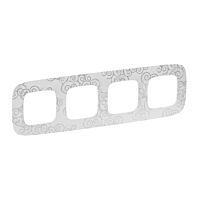 LEGRAND Rámeček 754344 chrom narcis