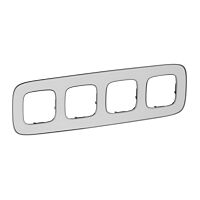 LEGRAND Rámeček 754424 4P bílé zrcadlo