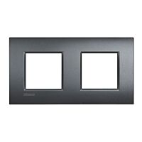 BTICINO Rámeček LNE4802M2AR 2+2 moduly antracit