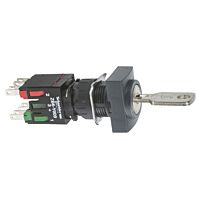 SCHNEIDER Ovladač XB6DGC5B otočný se zámkem
