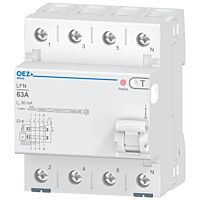 OEZ Proudový chránič,LFN-63-4-030BP-K