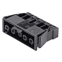 WIELAND Zásuvka 5pólová 20A 25-400V IP20 černá