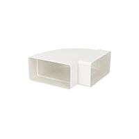 VENTS Koleno 8281 90° ploché PVC