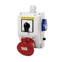 FAMATEL Kombinace SB315 2xzásuvka +spínač IP44