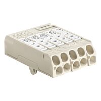 ELECTRO-TERMINAL Svorkovnice SLK 7/5 E-SCHR (L-N-E-DA+-DA-) pro svítidla, bezšroubová