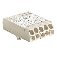 ELECTRO-TERMINAL Svorkovnice SLK 7/5 E-PIEC (L-N-E-DA+-DA-) pro svítidla, bezšroubová