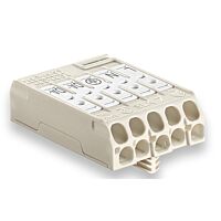 ELECTRO-TERMINAL Svorkovnice SLK 7/5 ALP M4 E-SCHR (L-N-E-DA+-DA-) pro svítidla, bezšroubová