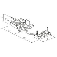ELECTRO-TERMINAL Spona odlehčovací  BFP+ZUG ke svorce SLK7