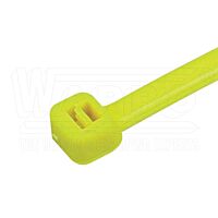 WAPRO Pásek vázací 100x2,5mm, PA, žlutá (100ks)