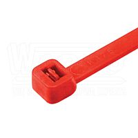 WAPRO Pásek vázací 100x2,5mm, PA, červená (100ks)