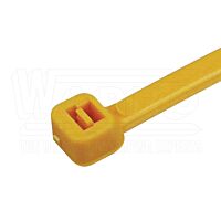 WAPRO Pásek vázací 100x2,5mm, PA, žlutá (100ks)