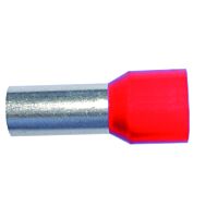 PROTEC Dutinka PAEH 1,5/8mm červená izolovaná