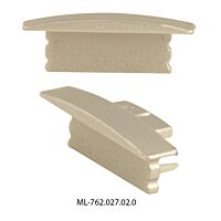 MCLED Koncovka pro VS bez otvoru stříbrná