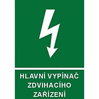 Tab."HL.VYP.ZDV.ZAŘÍZEN"výstr.samolep.A6