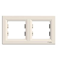 SCHNEIDER Rámeček Asfora dvoj. krémová