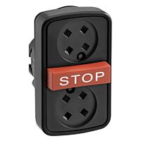 SCHNEIDER ZB5AA791 Ovládací hlavice dvoutlačítková