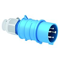 BALS Vidlice 16A 5p 230V 9h Quick-Connect IP44 modrá