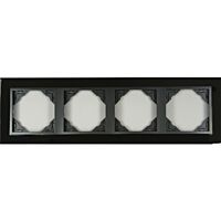 Rámeček LOGUS čtyř.nikl/šedá 90940 TQS