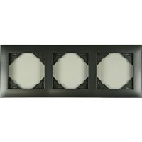 LOGUS90 Rámeček trojnásobný šedá 90930 TIS