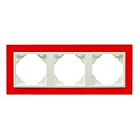 Rámeček LOGUS troj.červená/led.90930 TVG