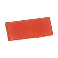 oranžový štítek pro popis