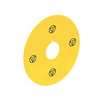 LOVATO Štítek LPXAU124 "pro nouzový STOP" Ø90mm