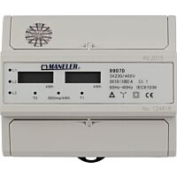 MANELER Elektroměr 9907D 10-100A 3f.2s LCD