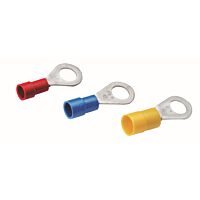CIMCO Izolované oko Cu 0,5-1/6 mm, červené (100 ks)