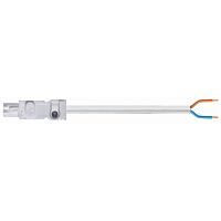 STEGO Kabel LED 244356 2m 2x1,5mm² s napájecím konektorem zásuvka VDE bílý propojovací