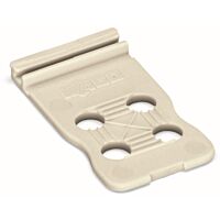 WAGO Podložka 734-128  pro odlehčení tahu pro pružinové svorkovnice a konektory s pájecími piny šířka 12,5 mm, šedá