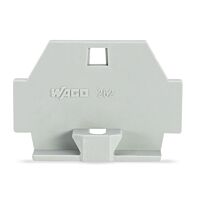 WAGO Bočnice 262-361 koncová s upevňovací přírubou, šedá