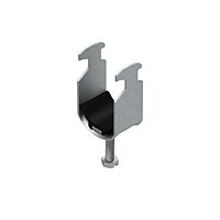 NIEDAX Třmenová příchytka Hammerfuß, pro kabely s O 64-70 mm, s plastovou přítlačnou vaničkou, drážka 16-17 mm, ocel, žárově zinkováno DIN EN ISO 1461 BK 70