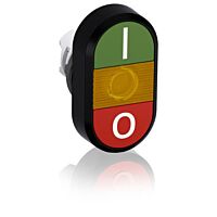 ABB Ovl. prvky modulární 22mmMPD2-11Y Dvojité tlačítko ZelenéČervené  1SFA611131R1103